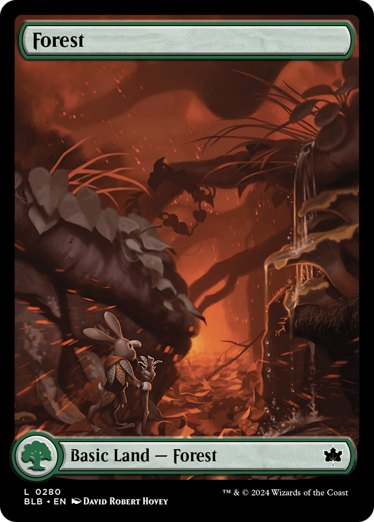 Forest (0280) (BLB-280) - Bloomburrow Foil