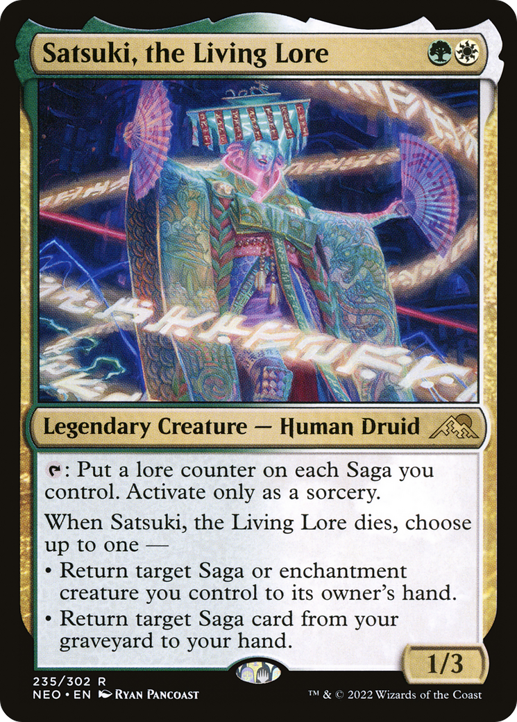 Satsuki, the Living Lore (NEO-235) - Kamigawa: Neon Dynasty