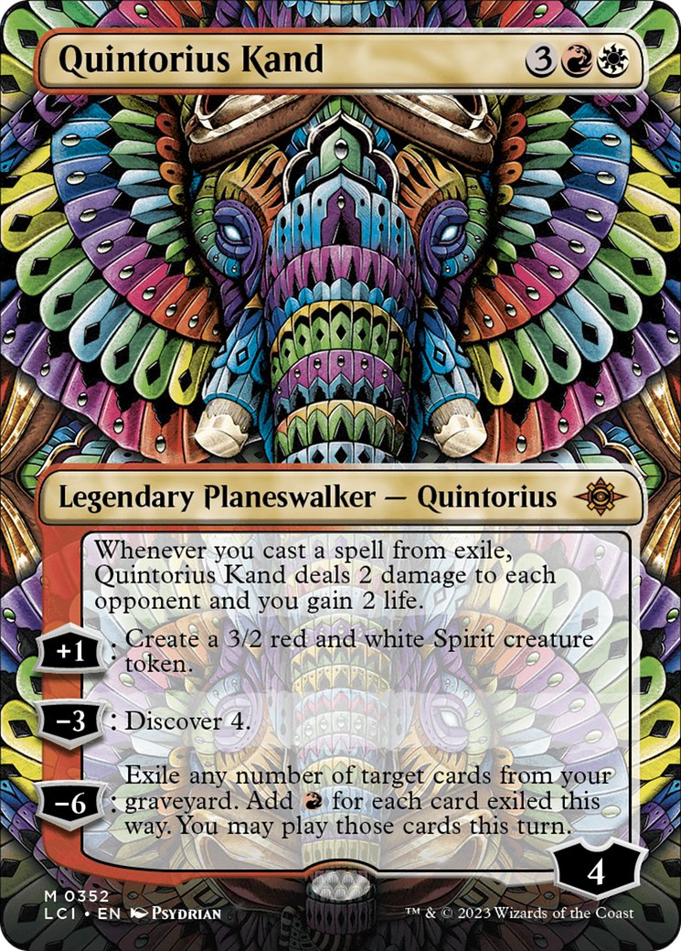 Quintorius Kand (0352) (Borderless) (LCI-352) - The Lost Caverns of Ixalan