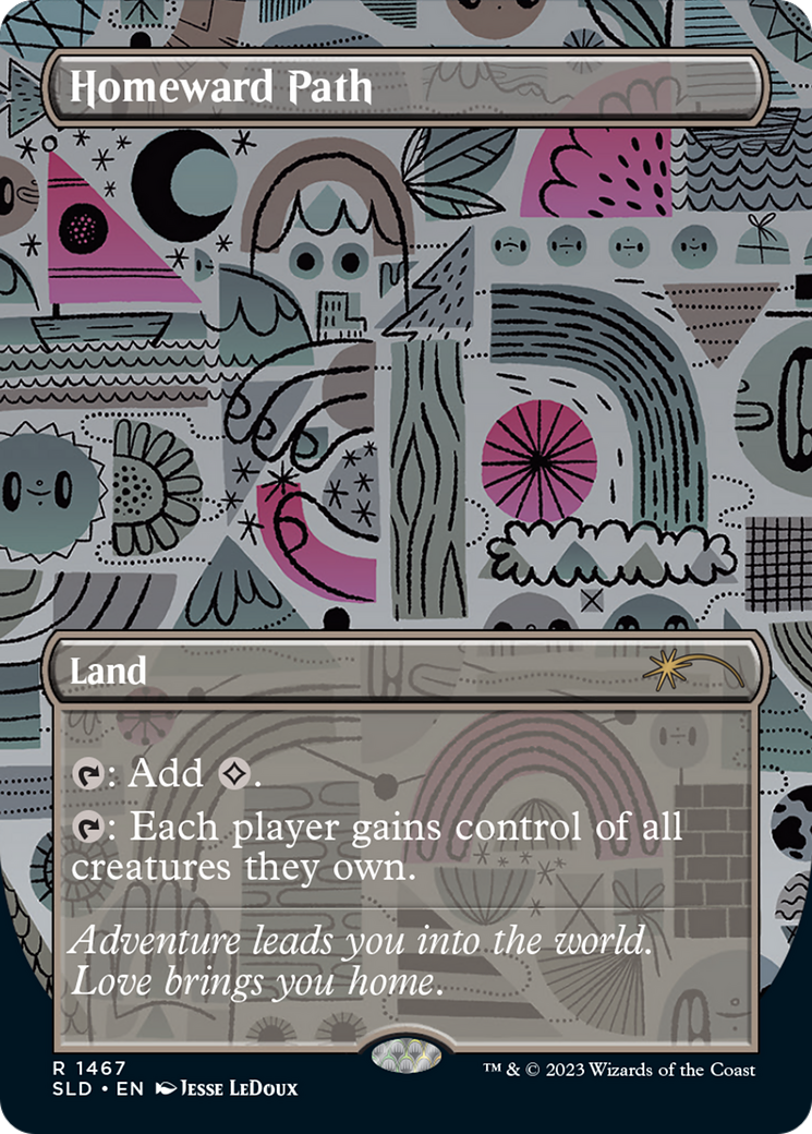 Homeward Path (SLD-1467) - Secret Lair Drop (Borderless)