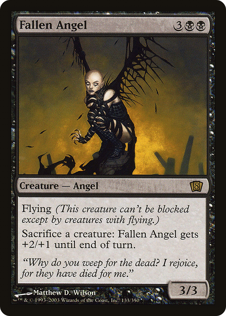 Fallen Angel (8ED-133★) - 8th Edition Foil