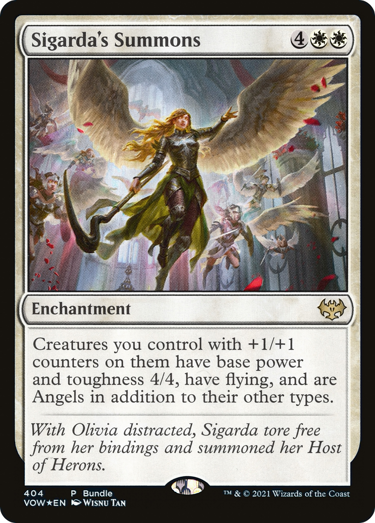 Sigarda's Summons (VOW) (UMP-404) - Innistrad: Crimson Vow Foil