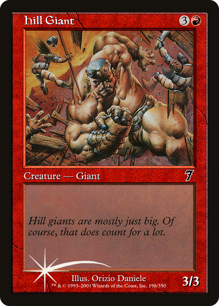 Hill Giant (7ED-196★) - 7th Edition