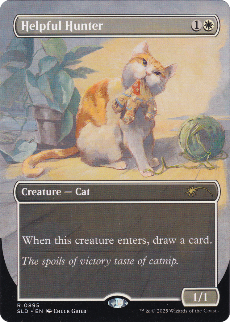 Helpful Hunter (0895) (SLD-895) - Secret Lair Drop (Borderless)