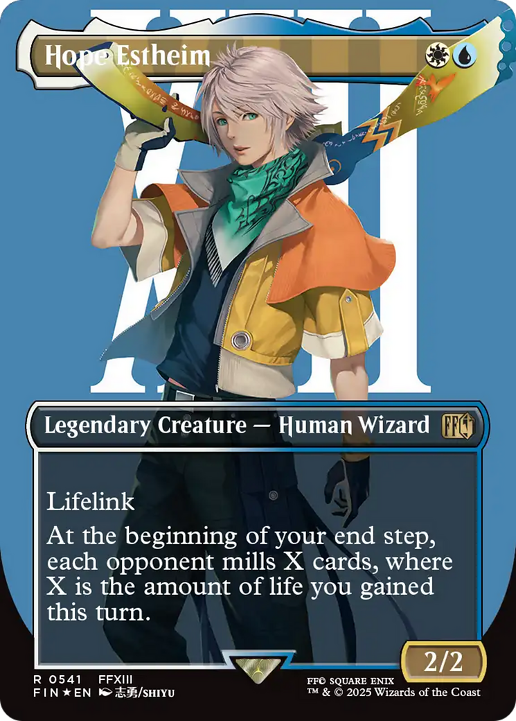 Hope Estheim (Borderless) (Surge Foil) (FIN-541) - FINAL FANTASY Foil