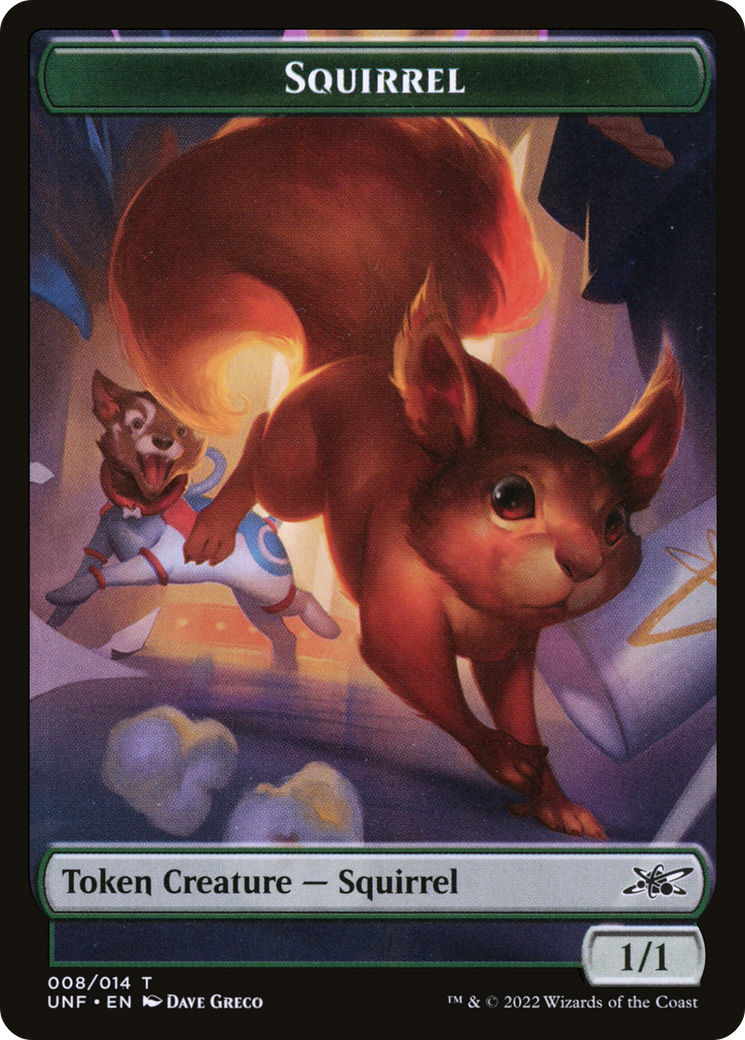 Squirrel Token (UNF-008) - Unfinity Tokens Foil
