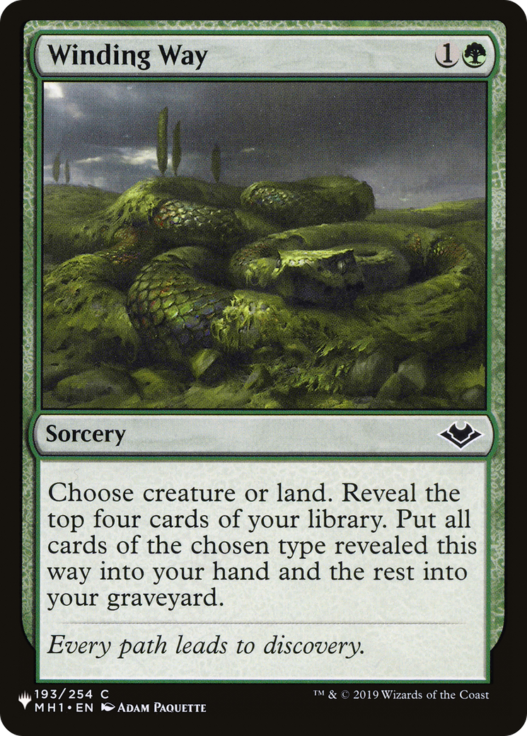 Winding Way (LIST-MH1-193) - The List