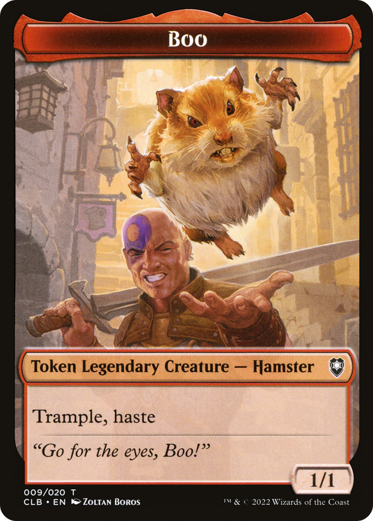 Boo Token (CLB-009) - Battle for Baldur's Gate Tokens Foil