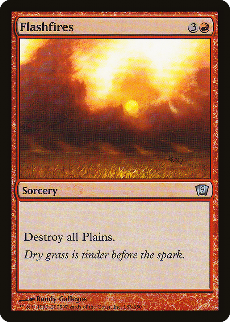 Flashfires (9ED-183★) - 9th Edition