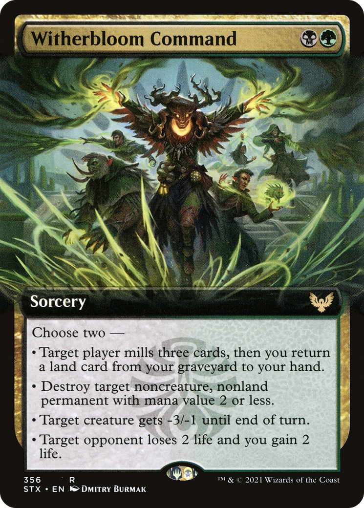 Witherbloom Command (Extended Art) (STX-356) - Strixhaven: School of Mages: (Extended Art)