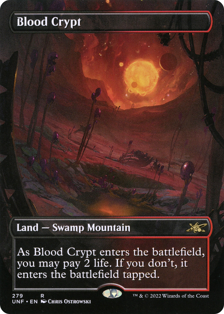 Blood Crypt (Borderless) (UNF-279) - Unfinity Foil