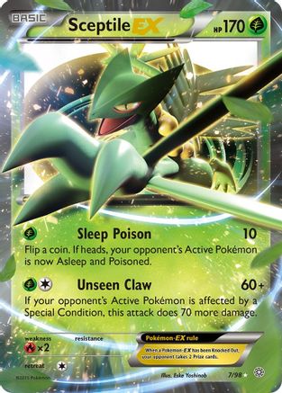 Sceptile EX 007/98 - Holofoil XY Ancient Origins - Ultra Rare