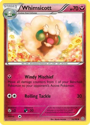 Whimsicott 056/98 - Reverse Holofoil XY Ancient Origins - Uncommon