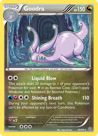 Goodra 060/98 - Holofoil XY Ancient Origins - Holo Rare