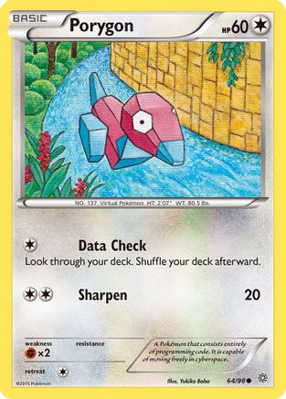 Porygon 064/98 XY Ancient Origins - Common