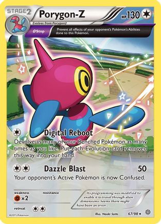 Porygon-Z 067/98 - Reverse Holofoil XY Ancient Origins - Holo Rare