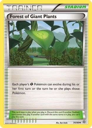 Forest of Giant Plants 074/98 XY Ancient Origins - Uncommon