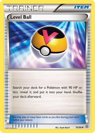 Level Ball 076/98 XY Ancient Origins - Uncommon