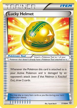 Lucky Helmet 077/98 XY Ancient Origins - Uncommon