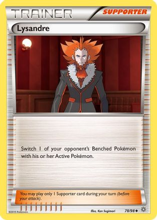 Lysandre 078/98 - Reverse Holofoil XY Ancient Origins - Uncommon
