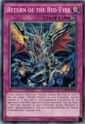 Return of the Red-Eyes (CORE-EN072) - Clash of Rebellions Unlimited