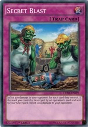 Secret Blast (CORE-EN099) - Clash of Rebellions 1st Edition