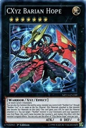 CXyz Barian Hope (MP15-EN189) - 2015 Mega-Tins Mega Pack 1st Edition