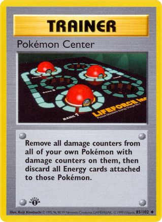 Pokemon Center 085/102 - 1st Edition Base Set Shadowless - Uncommon