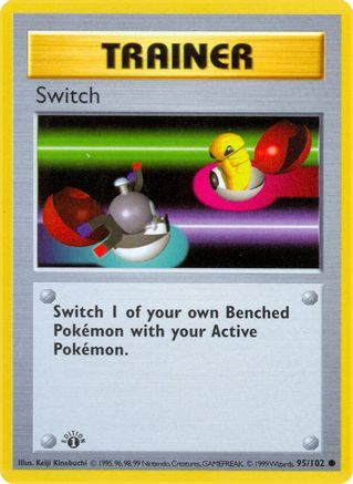 Switch 095/102 - Unlimited Base Set Shadowless - Common