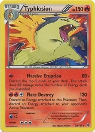 Typhlosion 020/162 - Holofoil XY BREAKthrough - Holo Rare