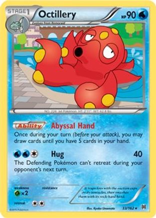 Octillery 033/162 - Holofoil XY BREAKthrough - Holo Rare
