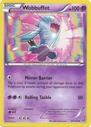Wobbuffet 067/162 - Reverse Holofoil XY BREAKthrough - Uncommon