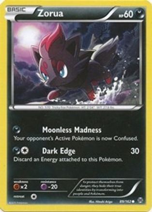 Zorua (89) 089/162 - Reverse Holofoil XY BREAKthrough - Common