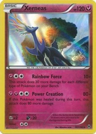 Xerneas 107/162 - Reverse Holofoil XY BREAKthrough - Holo Rare