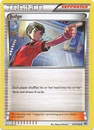 Judge 143/162 - Reverse Holofoil XY BREAKthrough - Uncommon
