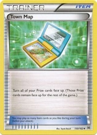 Town Map 150/162 XY BREAKthrough - Uncommon