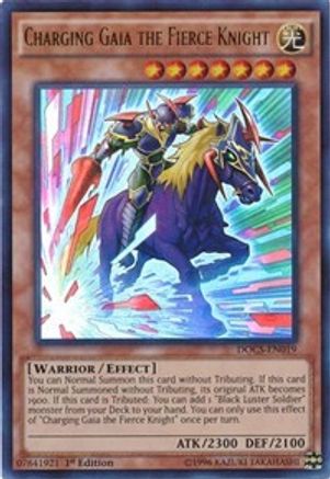 Charging Gaia the Fierce Knight (DOCS-EN019) - Dimension of Chaos Unlimited