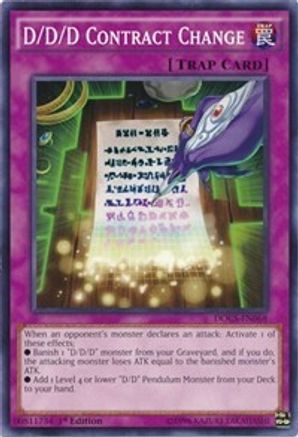 D/D/D Contract Change (DOCS-EN068) - Dimension of Chaos 1st Edition