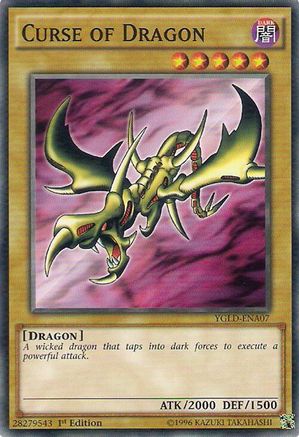 Curse of Dragon (YGLD-ENA07) - King of Games: Yugi's Legendary Decks 1st Edition