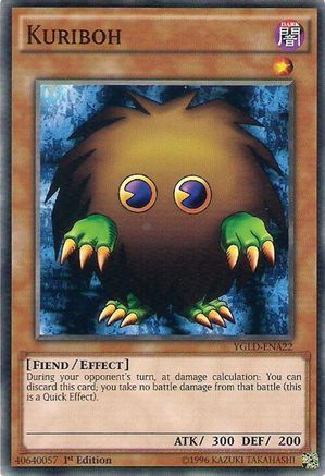 Kuriboh (A) (YGLD-ENA22) - King of Games: Yugi's Legendary Decks 1st Edition