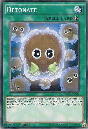 Detonate (YGLD-ENA33) - King of Games: Yugi's Legendary Decks 1st Edition