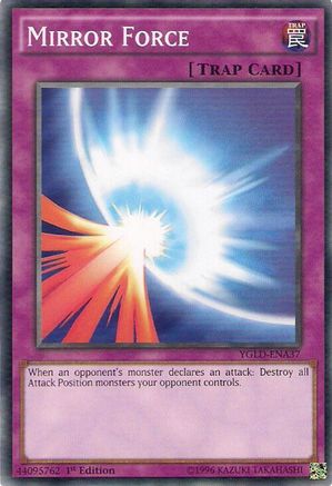Mirror Force (A) (YGLD-ENA37) - King of Games: Yugi's Legendary Decks 1st Edition