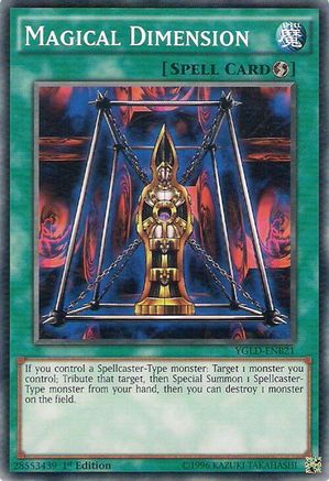 Magical Dimension (YGLD-ENB21) - King of Games: Yugi's Legendary Decks Unlimited