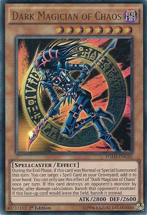 Dark Magician of Chaos (YGLD-ENC02) - King of Games: Yugi's Legendary Decks Unlimited