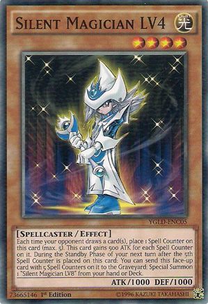 Silent Magician LV4 (YGLD-ENC05) - King of Games: Yugi's Legendary Decks Unlimited