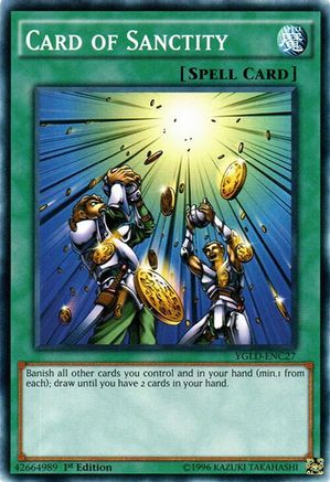 Card of Sanctity (YGLD-ENC27) - King of Games: Yugi's Legendary Decks Unlimited