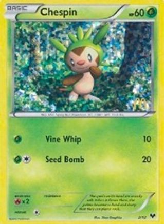 Chespin 002/12 - Holofoil McDonalds Promos 2014 - Promo
