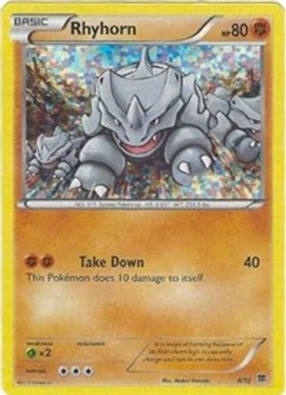 Rhyhorn 008/12 - Holofoil McDonalds Promos 2015 - Promo