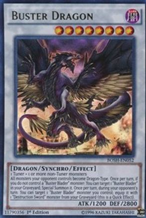 Buster Dragon (BOSH-EN052) - Breakers of Shadow 1st Edition