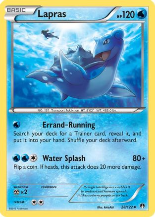 Lapras 028/122 XY BREAKpoint - Uncommon